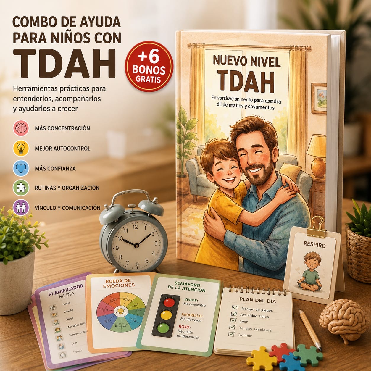 Combo de ayuda para niños con TDAH